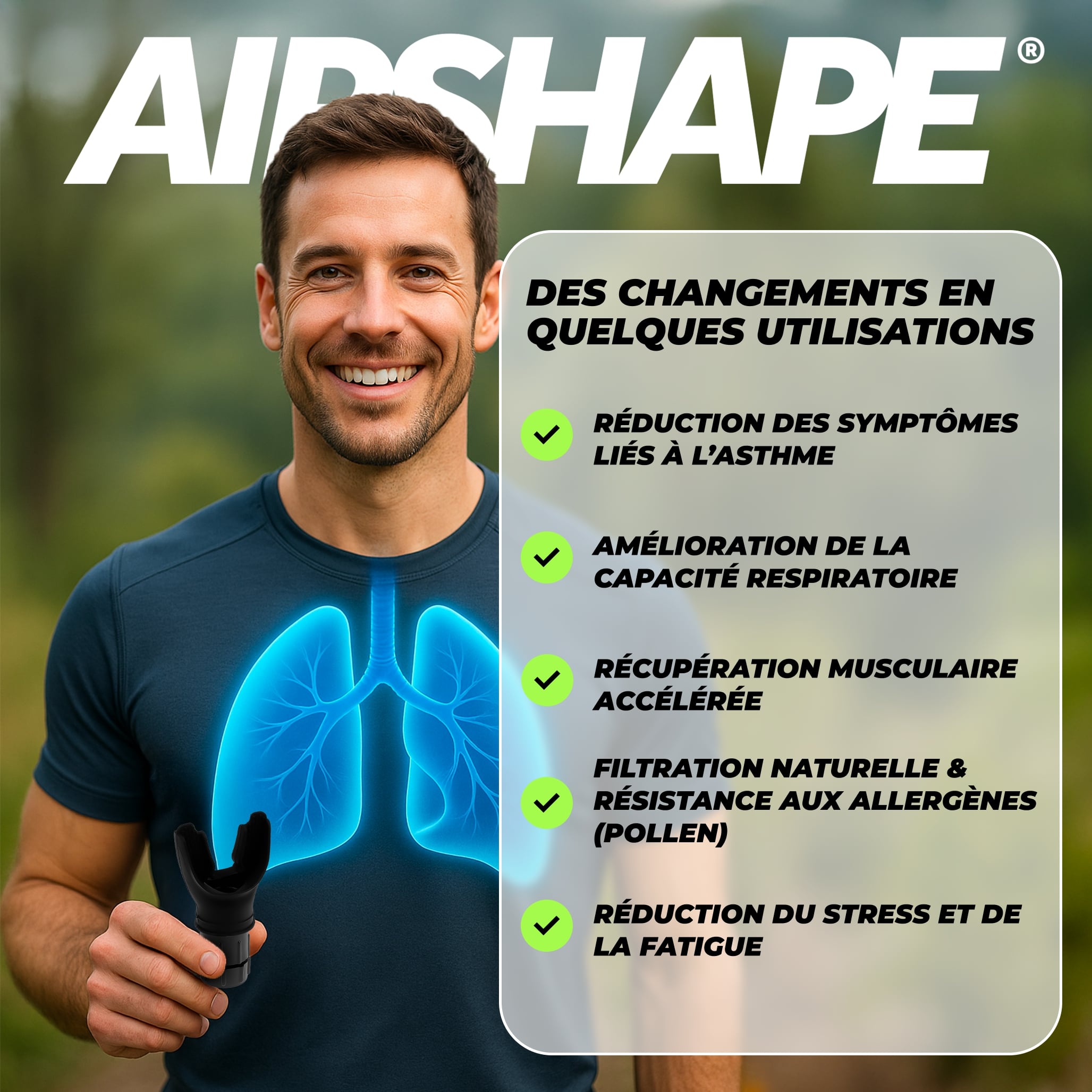 ENTRAÎNEUR RESPIRATOIRE - AIRSHAPE®